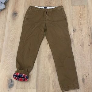 Flannel Lined Chinos